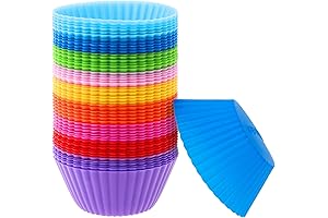 Silicone Cupcake Liners: Selizo's Reusable Muffin Liners for Effortless Baking