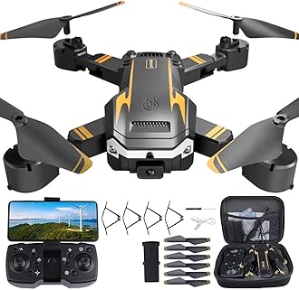 Brushless Drone with 4K UHD Camera, 45-Minute Flight Time, Foldable Design, Smart Flight Modes (Follow Me, Auto Return), Long-Range Control & Stable Flight for Aerial Photography & Exploration.
