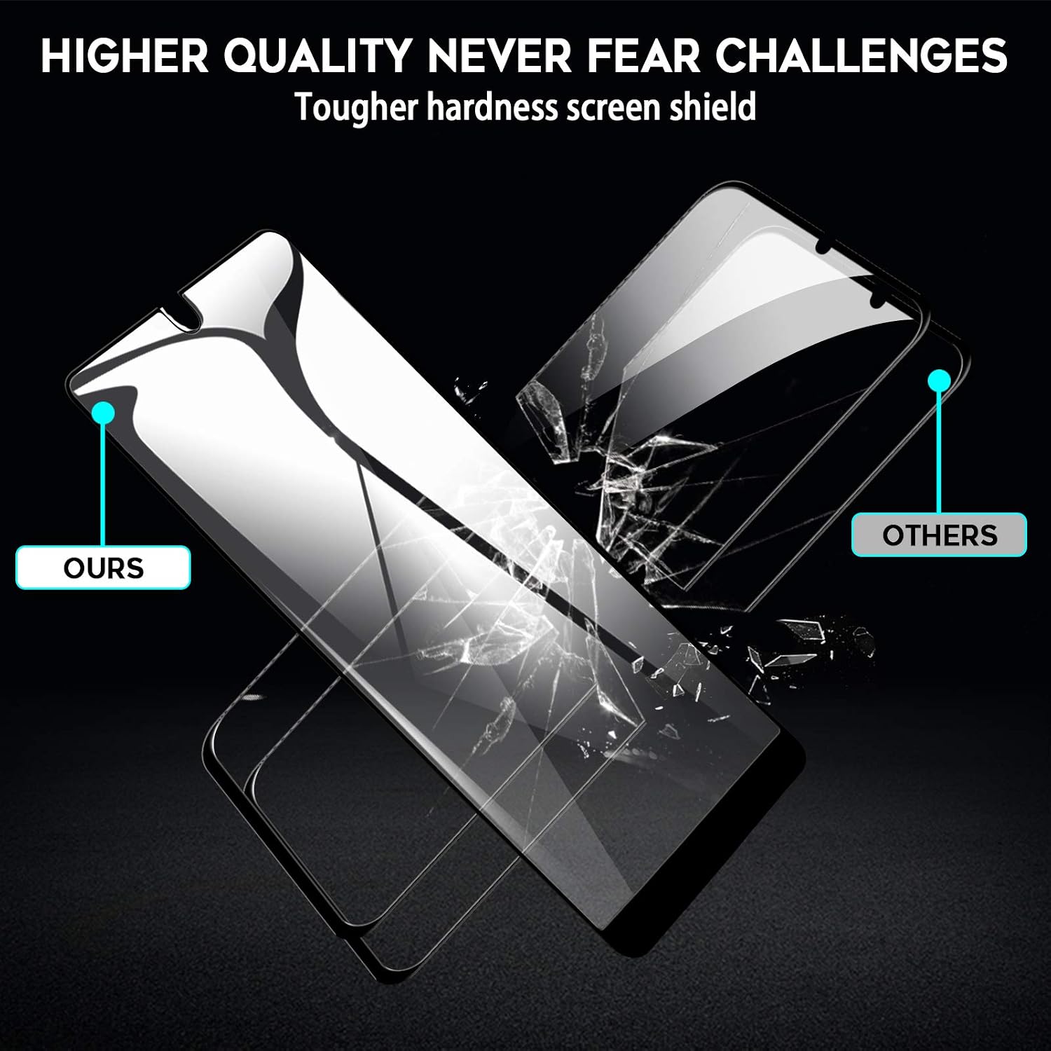 Orzero (3 Pack) for Essential Phone PH-1, Essential Phone Tempered Glass Screen Protector (Upgraded with right angle), 2.5D Arc Edges 9 Hardness HD Full Coverage (Lifetime Replacement)