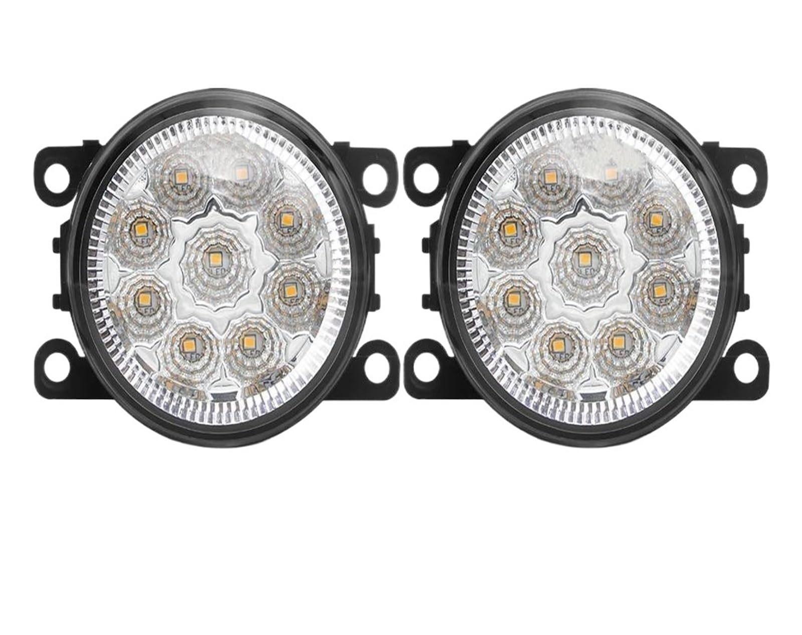Feu Antibrouillard Extérieur LED 30 W 3000 Lm (H11) Pour Fiat Pour Ducato 250 Et 290 2006-2023(LH Orange)