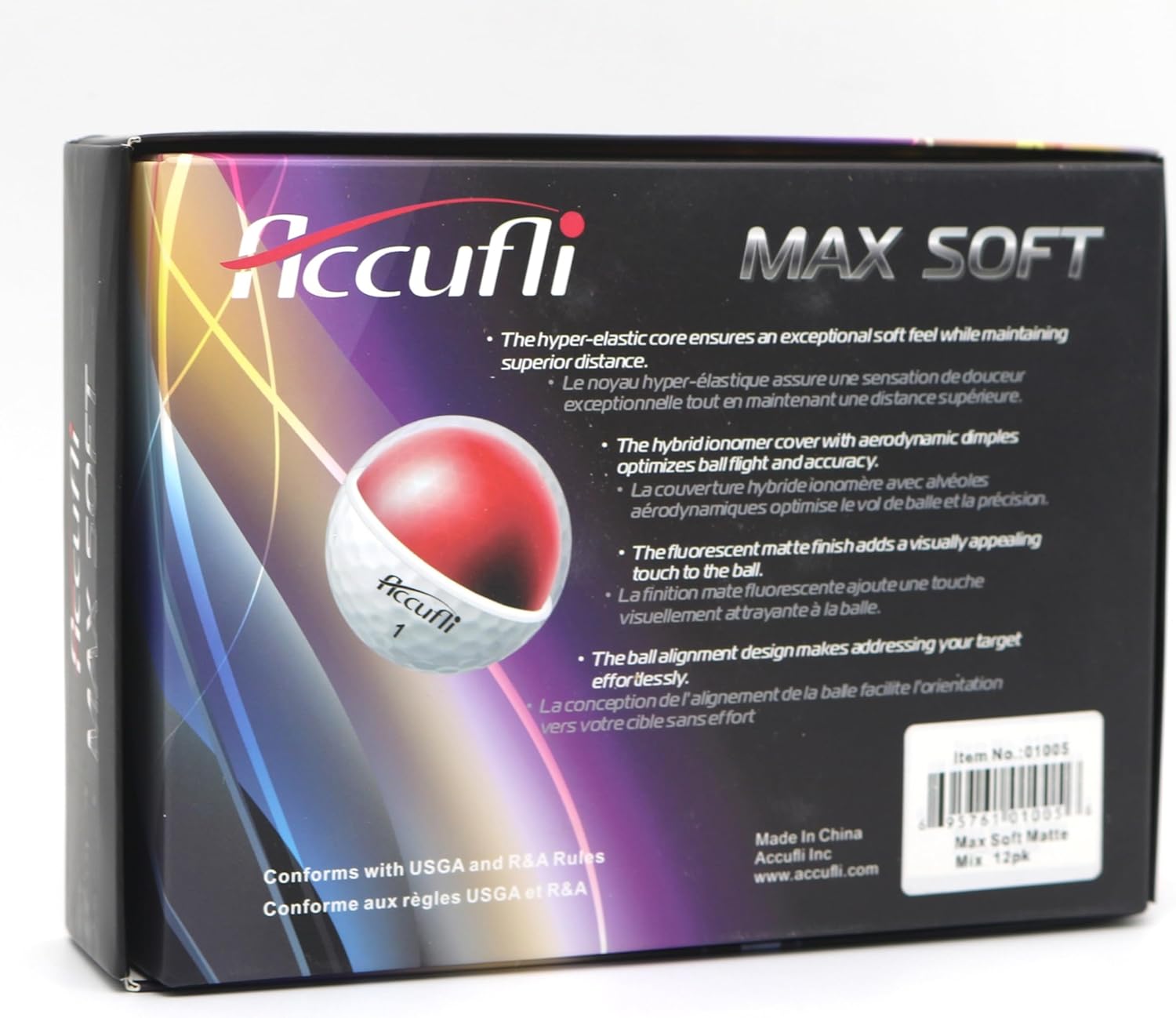 ACCUFLI Max Soft Golf Balls