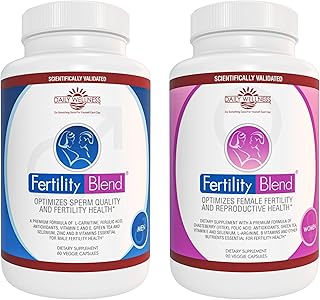 Fertility Vitamins for Conception for Women and Men Bundle