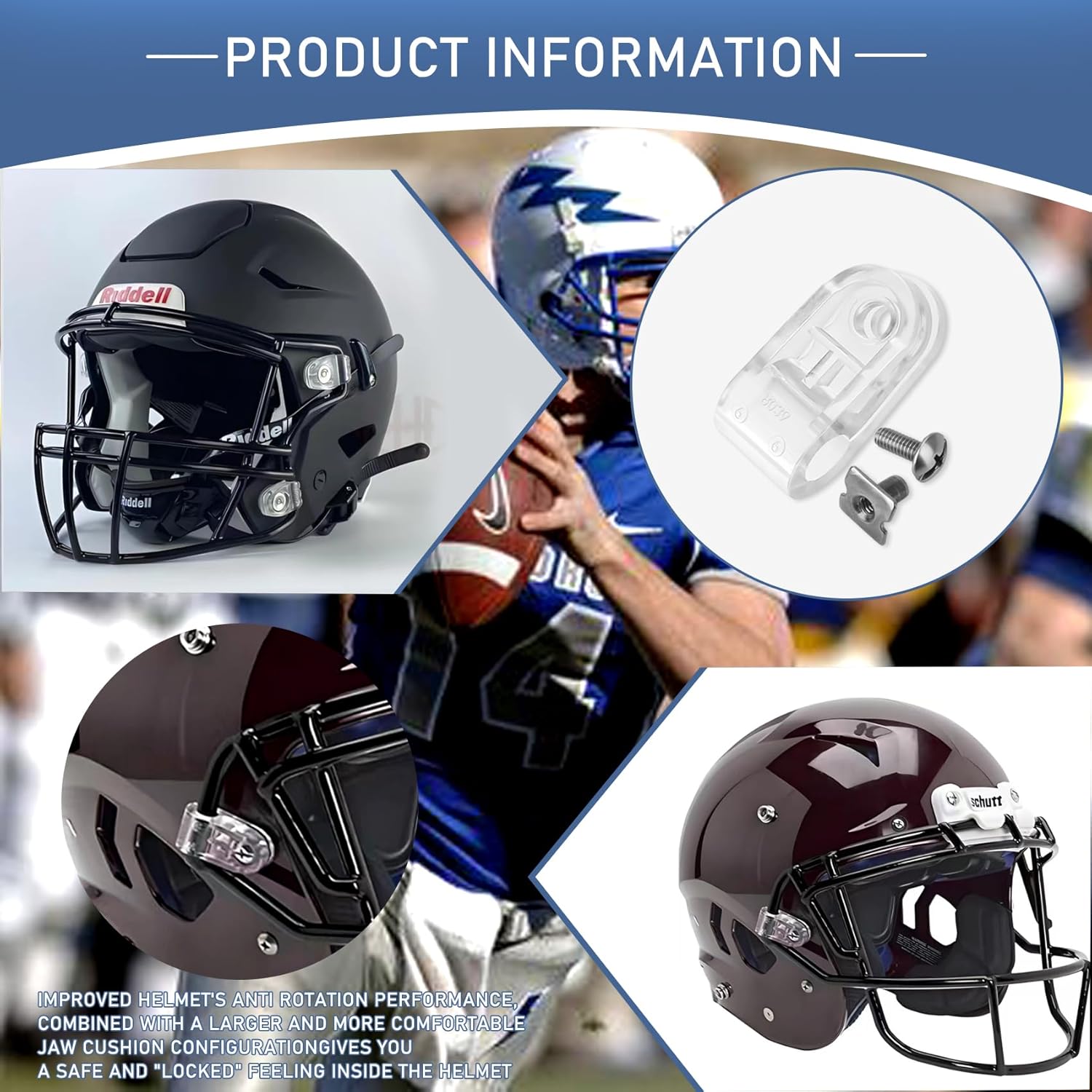 Football Helmet Facemask Repair kit for Schutt f7 Kenya Ubuy