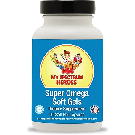 Fish Oil Supplement for Teens & Adult - Omega 3 for Neural Assistance, Immune Aid - EPA & DHA for Brain & Eye Health - Teens & Adult Supplement - 60 Soft Gel Capsules