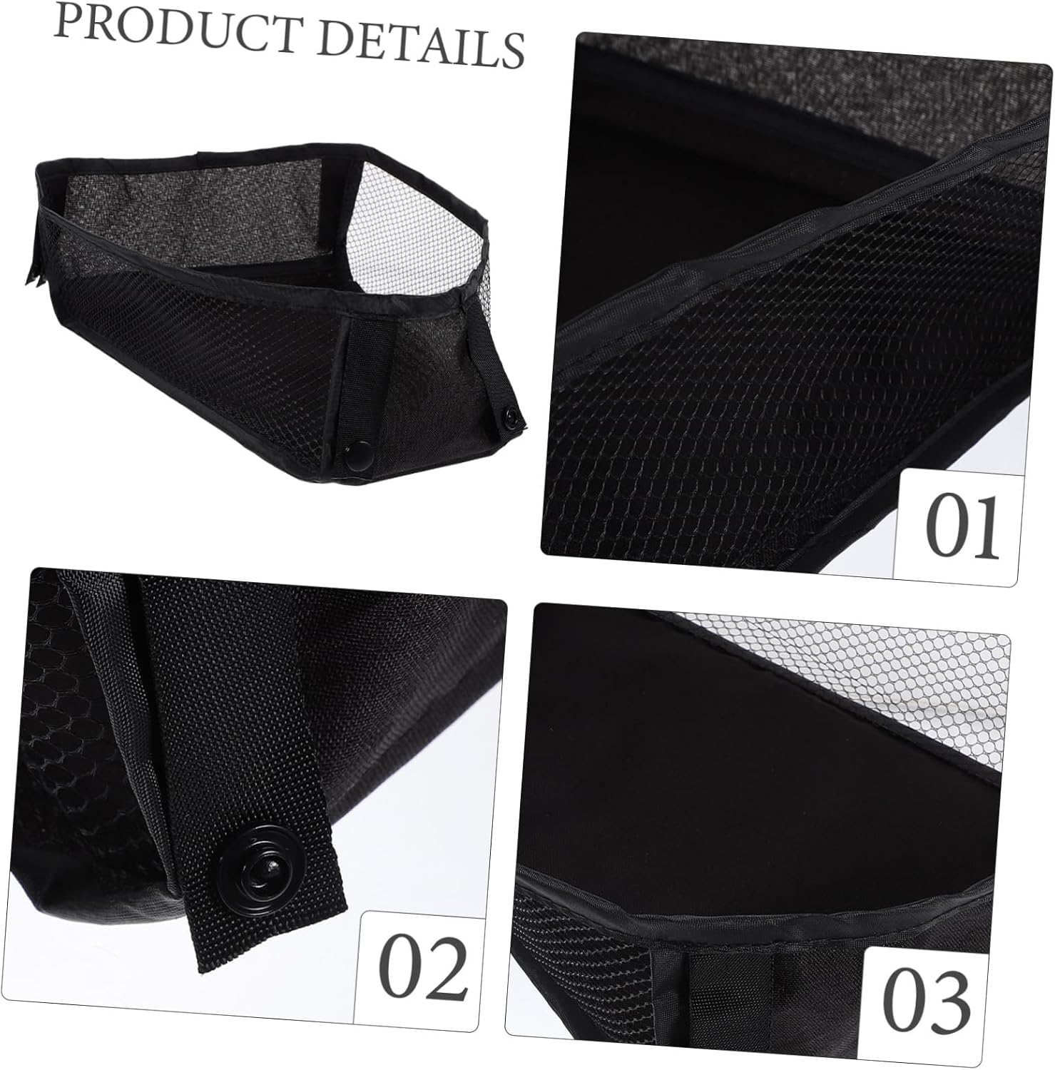 Stroller Bottom Storage Bag Diaper Bag Organizer Multipurpose Stroller Organizer Bins