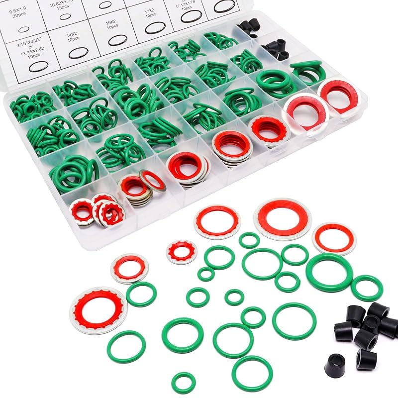 Kit de Anéis O para Ar-Condicionado YuGtcen com 310 Peças – Junta, Vedação e Arruela