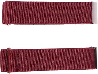 Sponsored Ad - SUPVOX Sleeve Garter Non Slip Shirt Sleeve Holder Armband for Women Men 2.5cm 1 Pair (Black)