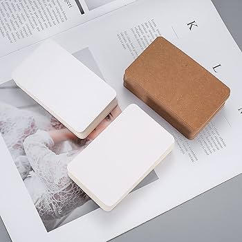 イデアポストカード 200枚 Amazon | 無地カード 名刺サイズ カード 無地 情報カード用紙