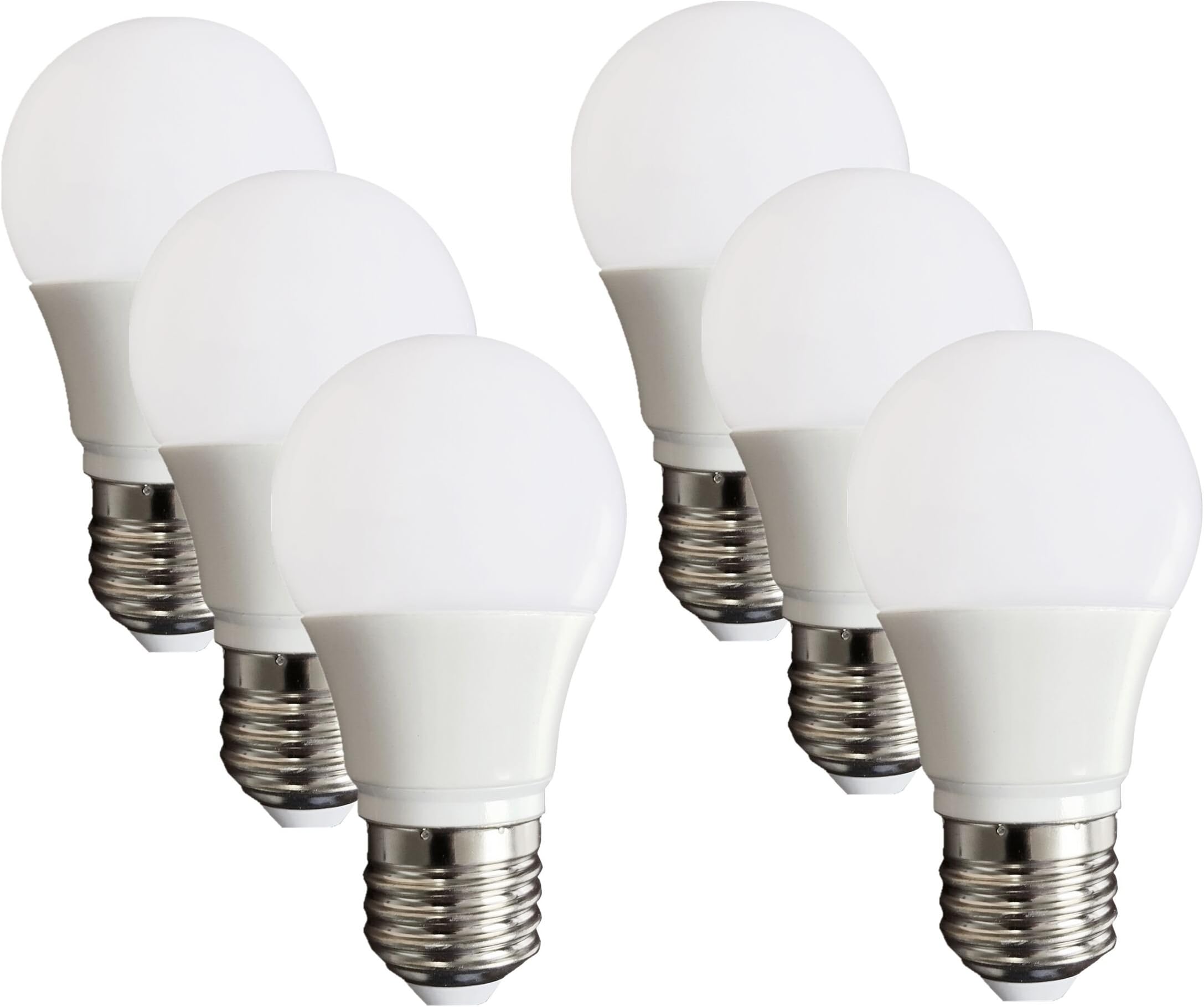 6-pack of Kunshi G50 E26/e27 LED Light Bulbs 5.5 Watt (40w/50w Equivalent) 480 Lumens 5000k Daylight Bulb Non-dimmable