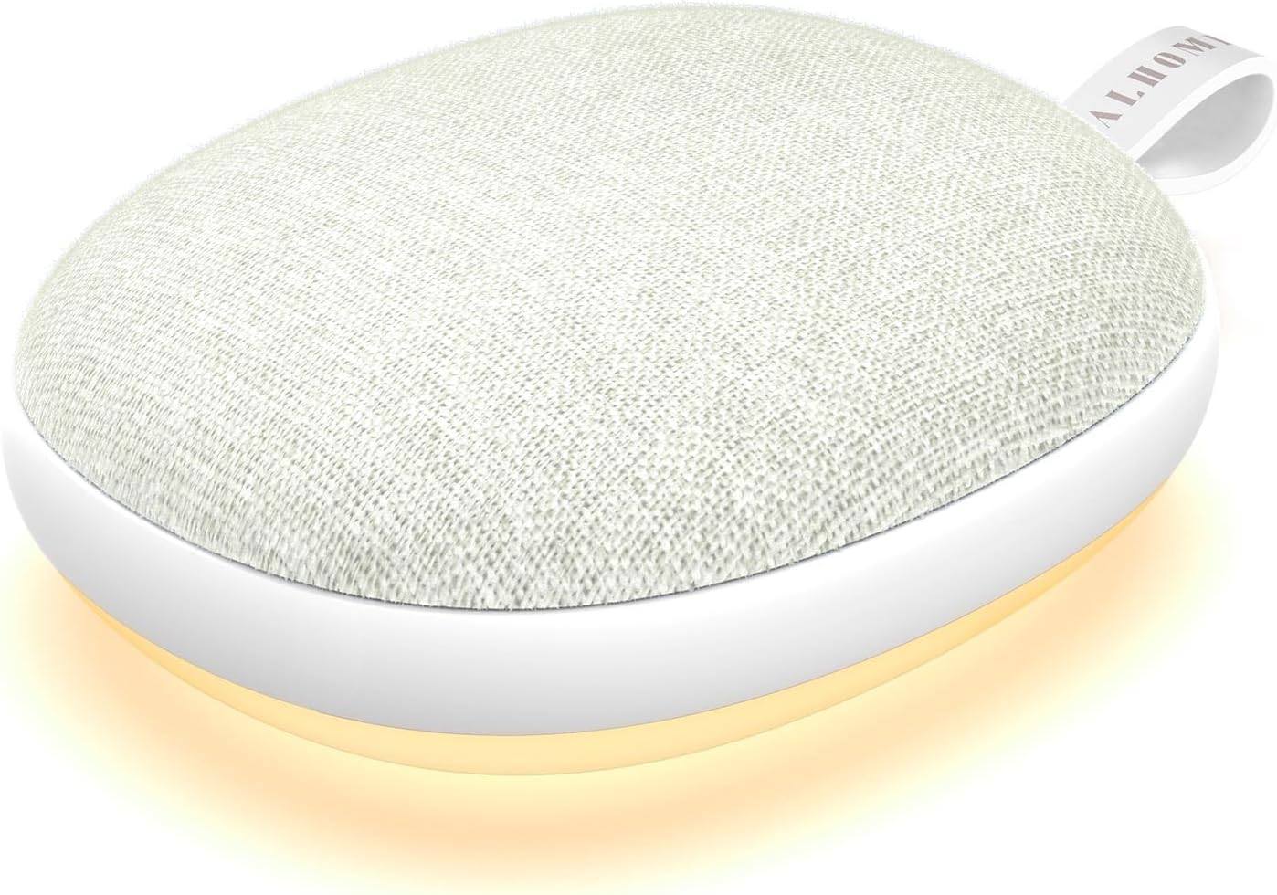 Portable White Noise Sound Machine: Baby Sleep Soother, Bluetooth Speaker, Rechargeable Battery, 4-Speed Timer, 6 Soothing Sounds Adult Therapy Aid for Trave (Beige, Portable)