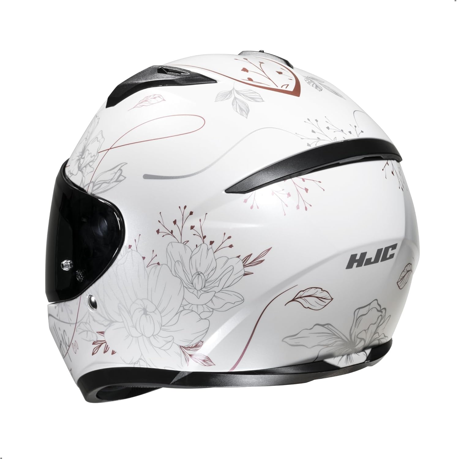 HJC C10 Epik Full Face Motorcycle Helmet with HJ-34P Pinlock Shield, DOT Approved (MC8, X-Small)