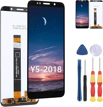 New Display Touch Screen for Huawei Y5 2018 LCD Display Replace Parts with Tools.