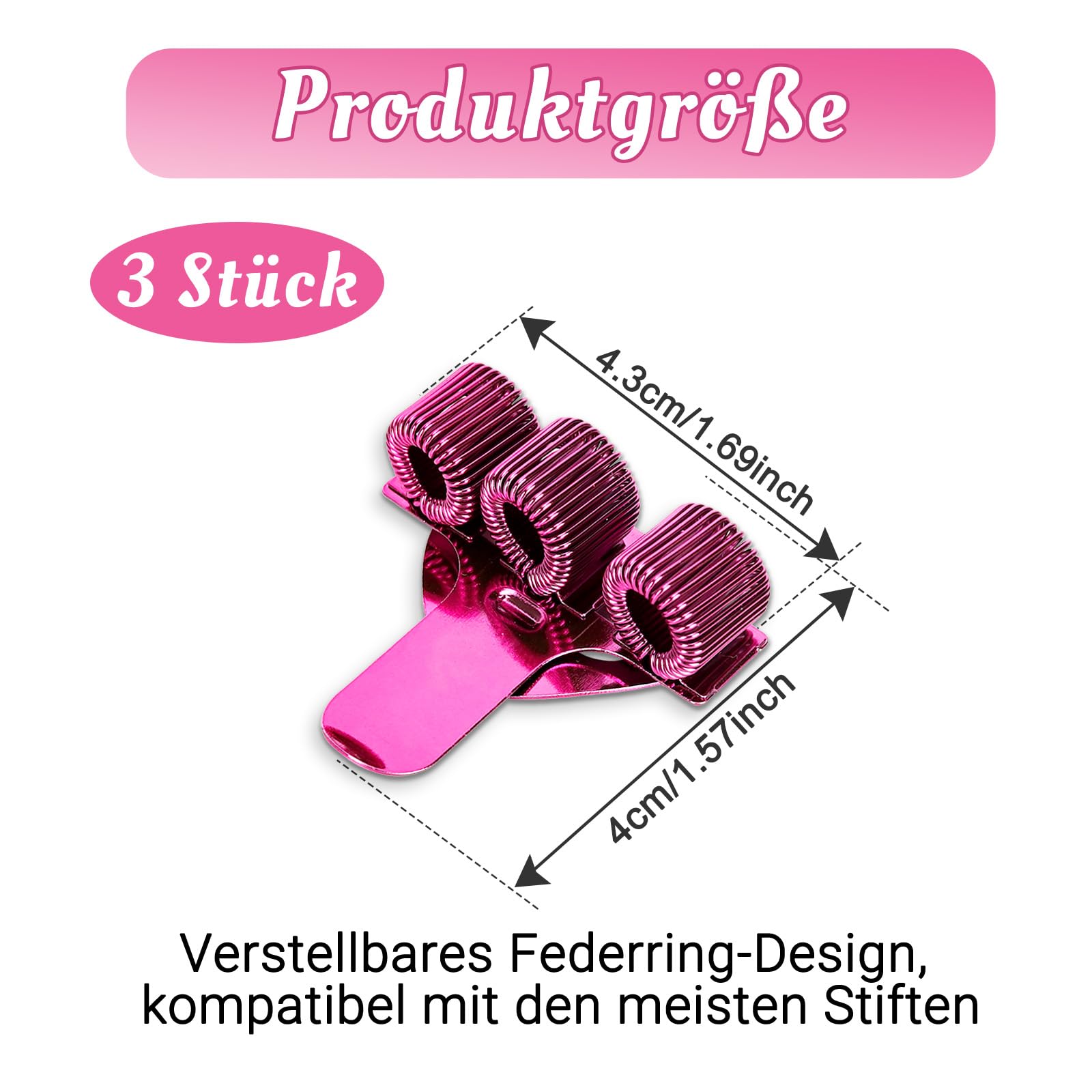 GADITIEK Porte Stylo Infirmière, Support de Stylo pour Bloc-Notes