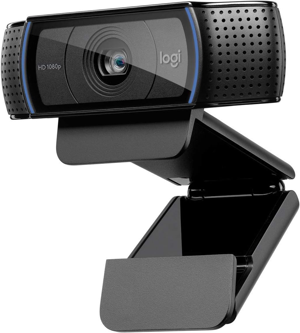 Logitech 960-001055 Full HD Webcam, Schwarz
