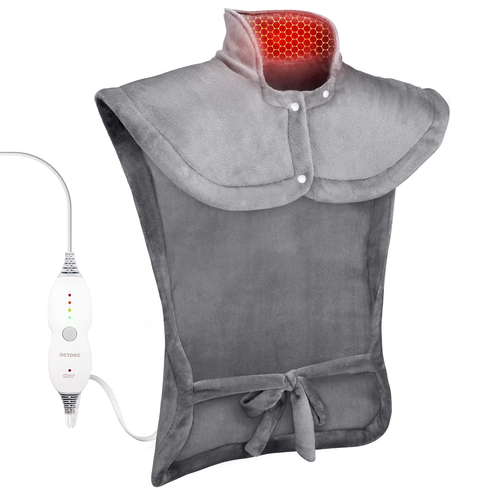 OCTORO Heating Pad for Back & Shoulder