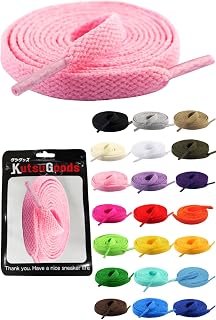 [KutsuGoods] クツグッズ フラット シューレース 靴紐 素材選びにこだわった 平紐 靴ひも 100cm 120cm 140cm 160cm 8mm幅 shoelaces
