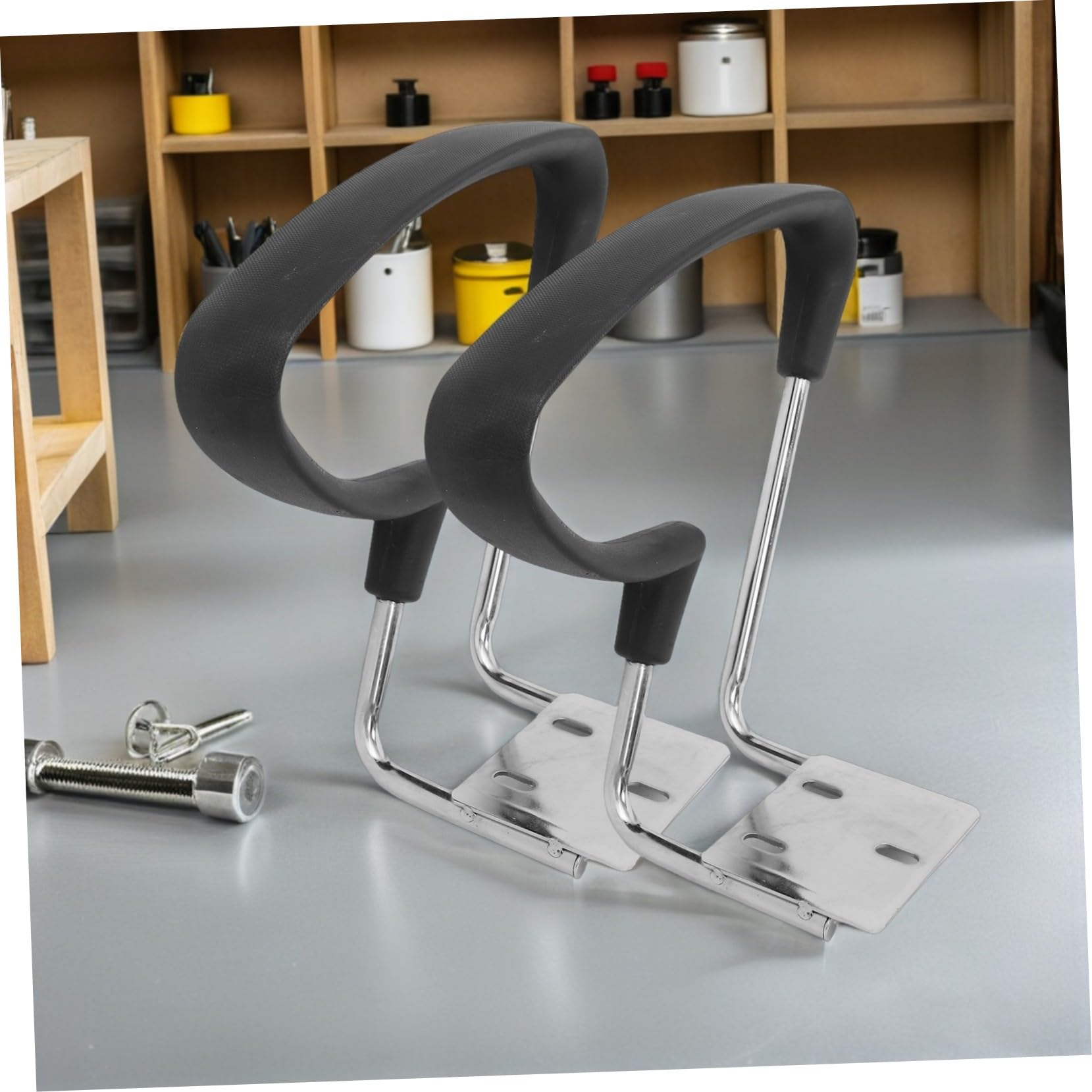 SHINEOFI 2 Piezas De Repuesto para Reposabrazos De Silla Piezas De Reparación para Sillas De Oficina Anillos De Plástico