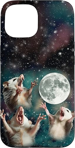 Miniatura 10 de Funda para iPhone 13 Pro Three Opposum Moon 3 Zarigüeya Luna Muerta Extraño Maldito Meme