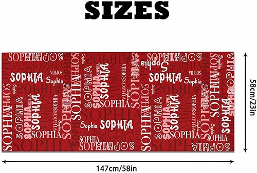 Miniatura 5 de FunStudio Rollos de papel de regalo personalizados para cumpleaños, Navidad, papel de regalo para hombres, mujeres, niños y niñas, 58 x 23 pulgadas