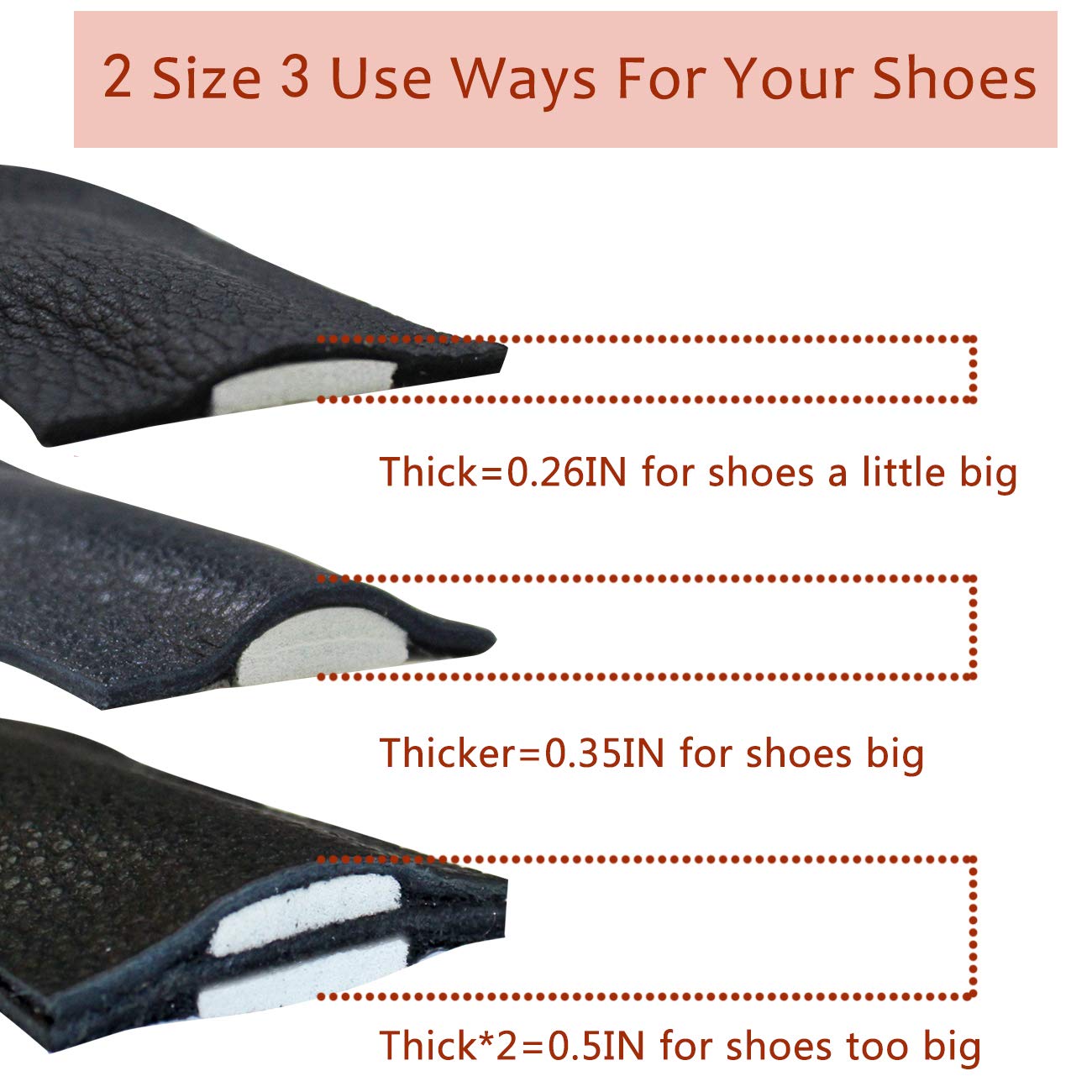 shoes a little too big