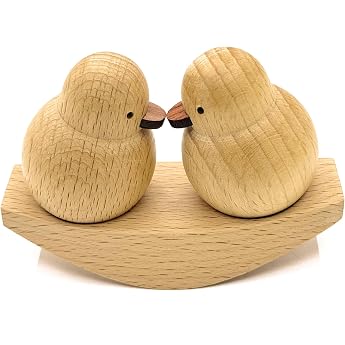 I Love You Wooden Duck Decorative Gift for Girlfriend Boyfriend Husband Couples Wife - Funny Gift Ideas for Wedding Anniversary Valentine's Day Birthday Housewarming Wedding Gift