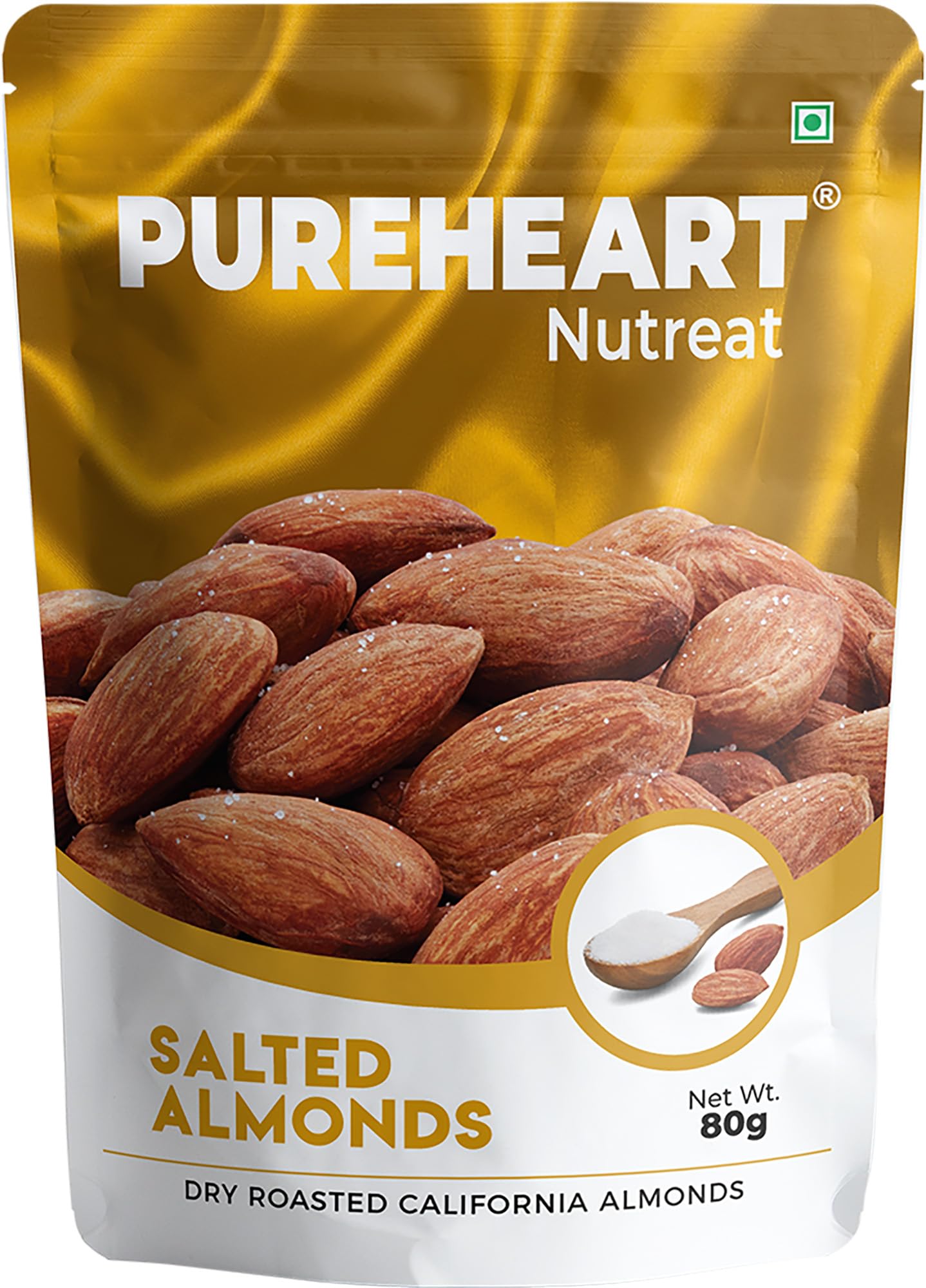 See full amazon price history chart for Pureheart Dry Roasted Nutreat Salted Almonds (80 gm) Natural Premium California Almond Nuts/Dry Fruit, Crunchy & Delicious Almonds - Resealable Pouch Pureheart Dry Roasted Nutreat Salted Almonds (80 gm) Natural Premium California Almond Nuts/Dry Fruit, Crunchy & Delicious Almonds - Resealable Pouch (B0CCPK1GRJ) Amazon Price History, Amazon Price Tracker