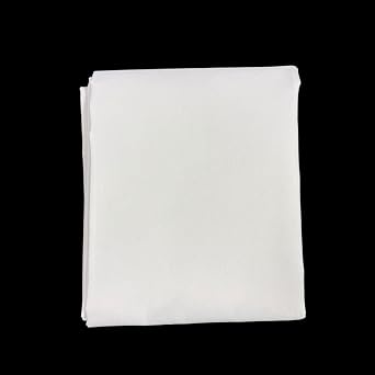 White 100% Polyester Fabric for Arts & Crafts,Woven Lining Fabric for Bags,Upholstery