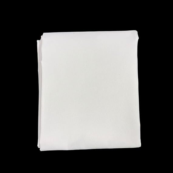 White 100% Polyester Fabric for Arts & Crafts,Woven Lining Fabric for Bags,Upholstery