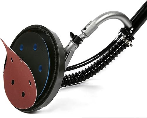 Miniatura 4 de WEN DW6395 Lijadora de paneles de yeso de velocidad variable de 6.3 amperios con motor de montaje medio, color negro