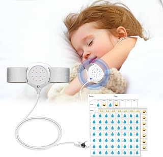 Bedwetting & Enuresis Alarm for Kids - Loud Sound, Strong Vibration & High Sensitivity Sensor | Clinically Proven Solution to Stop Bedwetting (Boys & Girls)