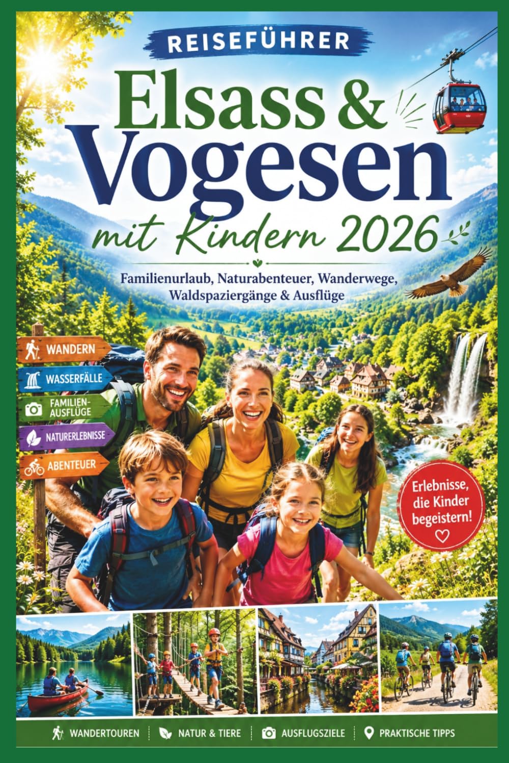 Elsass und Vogesen mit Kindern Reiseführer 2026: Familienurlaub, Naturabenteuer, Wanderwege, Waldspaziergänge & Ausflüge