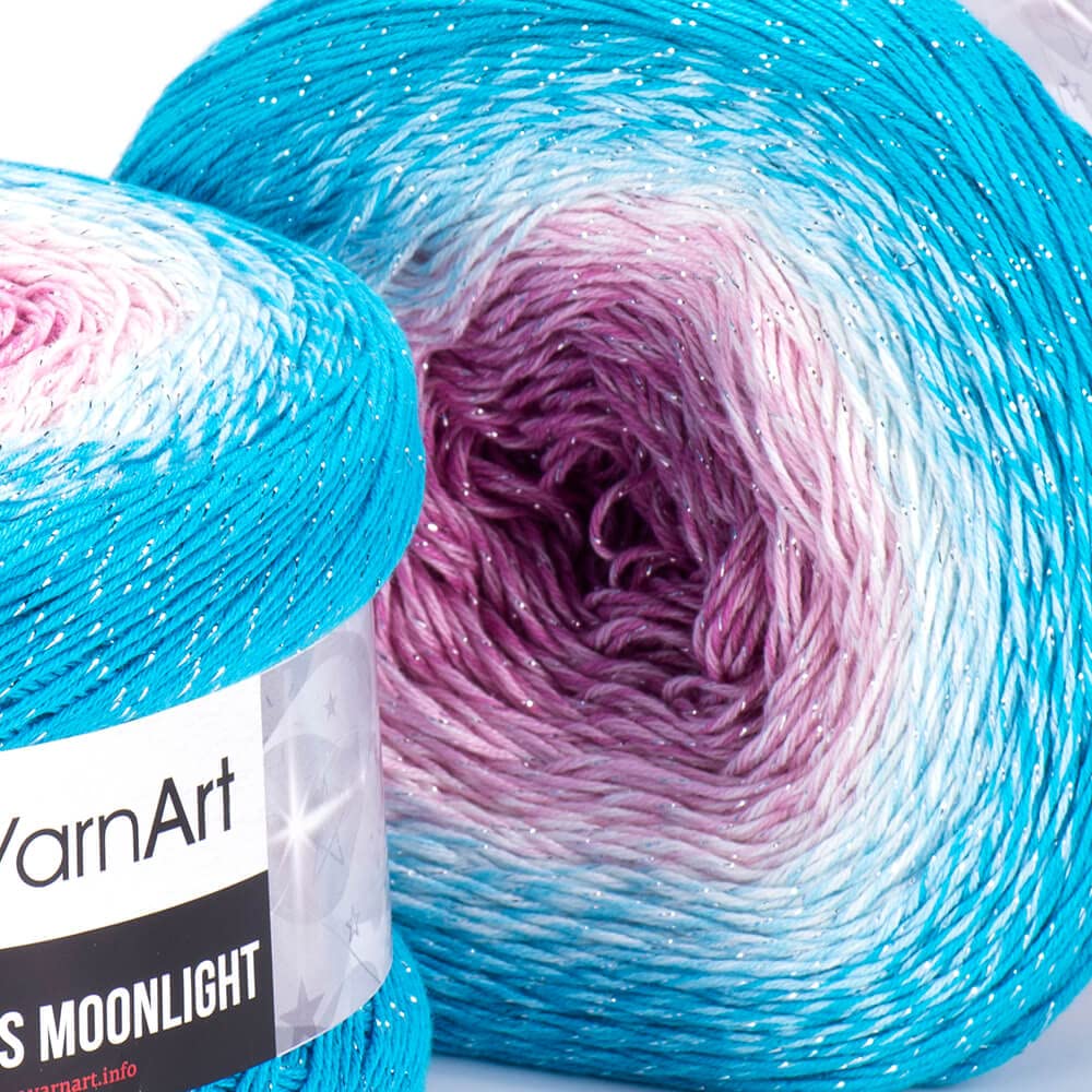 Amazon | ヤーン アート 花 ムーンライト 53% コットン 43% パック
