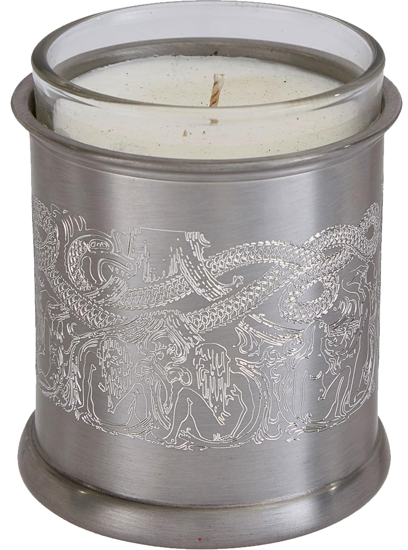 I LUV LTD Votivo Vela Poseedor Estaño Diseño Vikingo Viene con Vela Brillante Pulido Finalizar Accesorios de Decoración del Hogar
