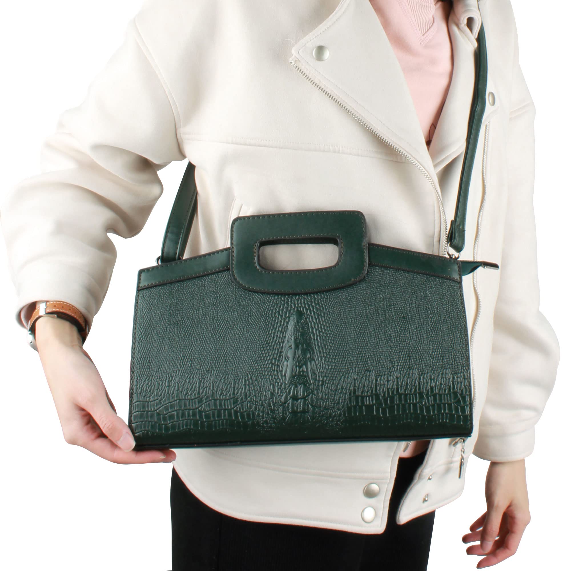 Mujeres Vintage Solapa Tote Top Mango Satchel Bolsos PU Cuero Clutch Monedero Bolso de Hombro