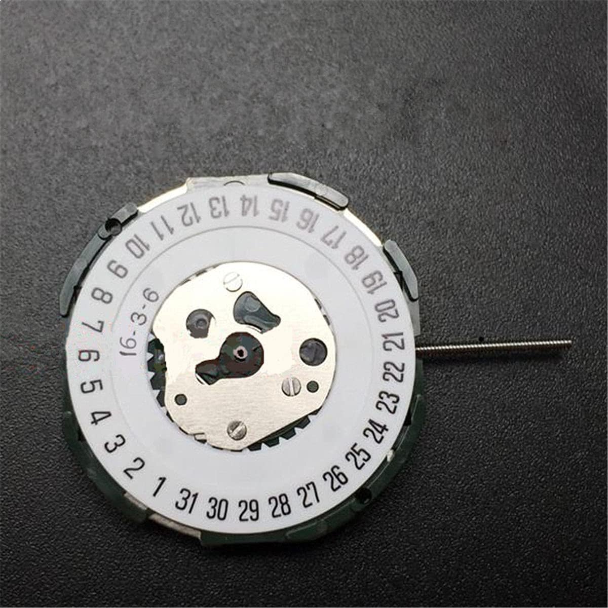 CHICHIYANG 26.6mm 3 Hands Quartz Watch Wrist Movement Analog @6 o'clock Date Watch Movement Watch Accessories for Miyota 2115