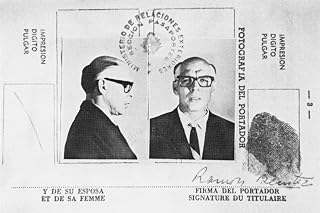 History Galore 36"x54" Gallery Poster, Che Guevara's 1966 passport featuring him in disguise with a false name