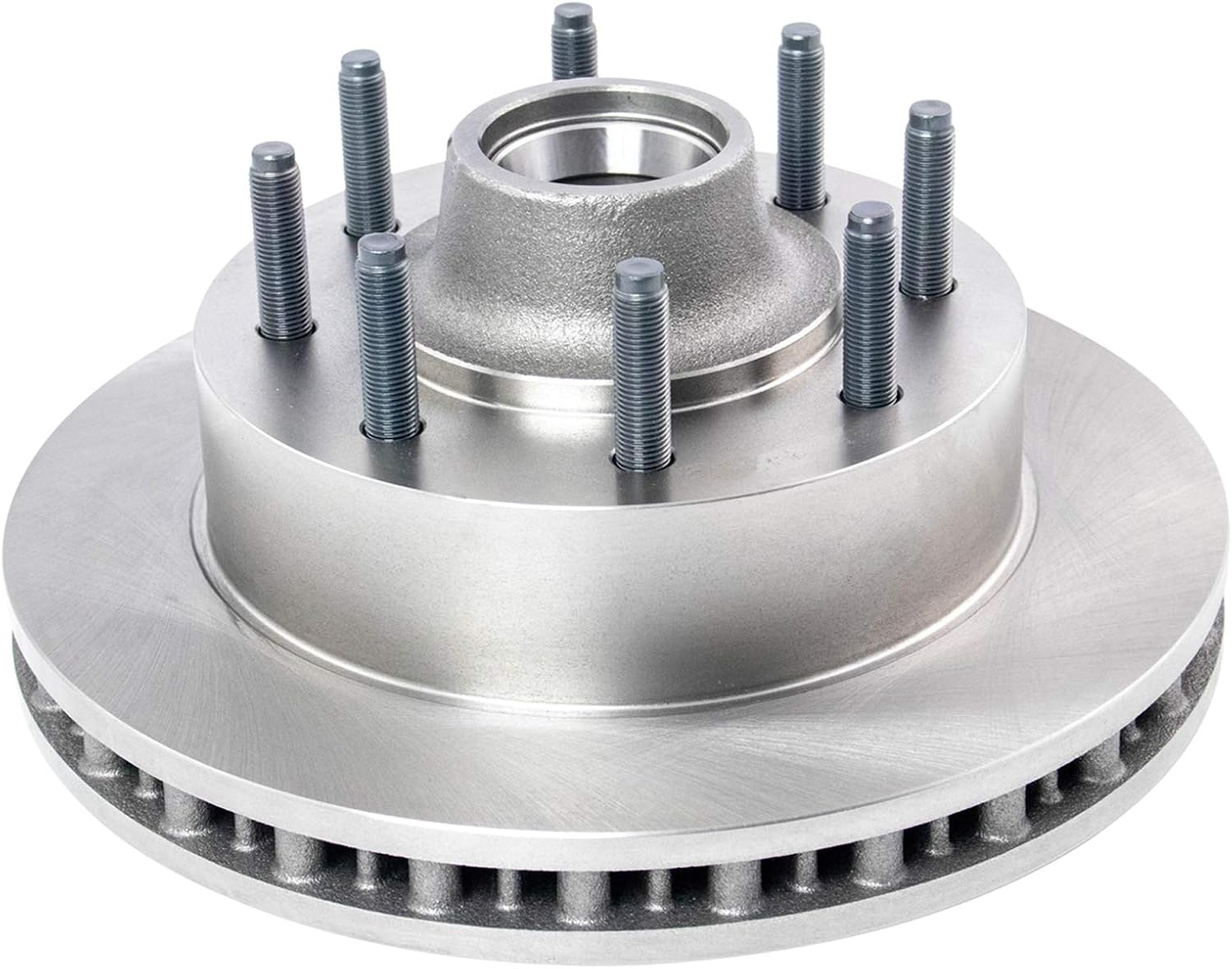 TRQ Front Brake Rotors Set Vented Compatible with 2003-2004 Ford Excursion F-250 Super Duty F-350 Super Duty