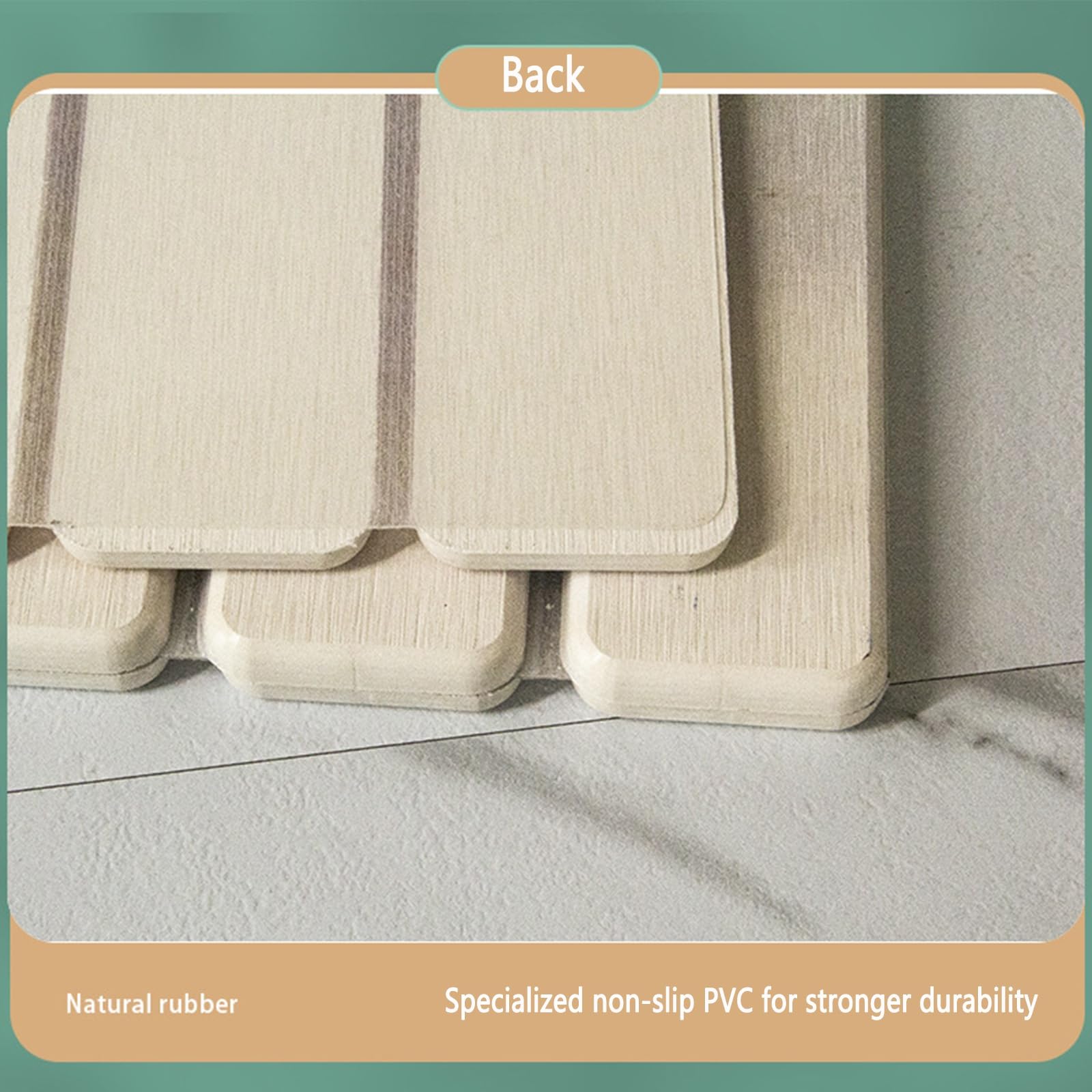 Tapis Pliable en Pierre De Diatomées Super Absorbant, Antidérapant, Séchage Rapide, Compact Et Facile À Ranger, Facile À Nettoyer, Couleur 2, 60 X 39 Cm