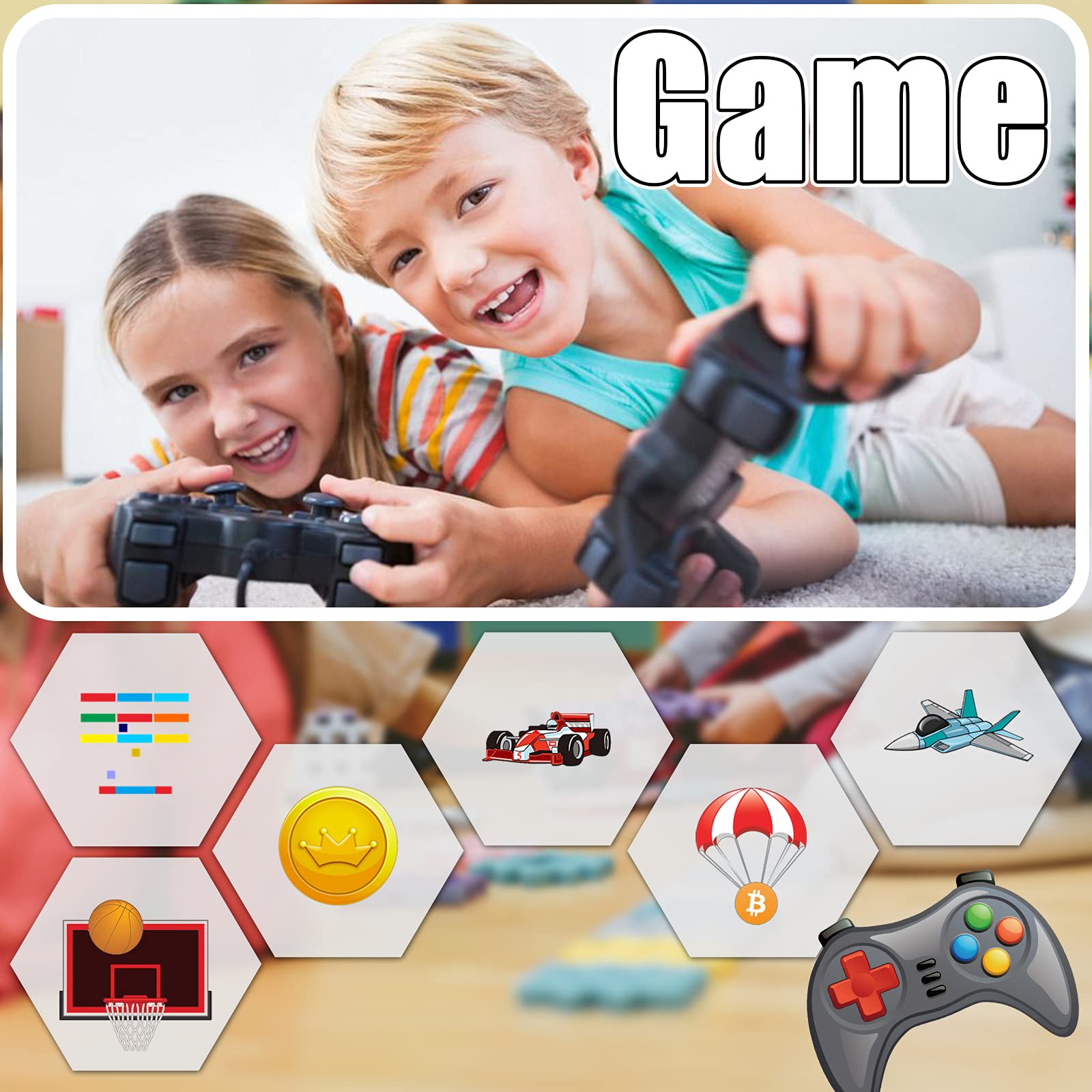 PTHTECHUS Orologio Intelligente Bambini con 14 Giochi- HD Touch Screen Smartwatch Bambini con Contapassi Musica Camera Recorder per regali per ragazzi e ragazze di età compresa tra 8 e12 anni S19