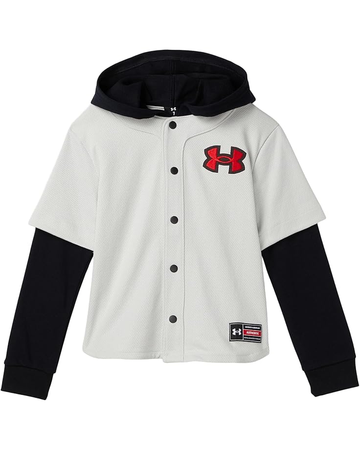 Under Armour Kids Hooded Baseball Jersey (Little Kid) - Main View