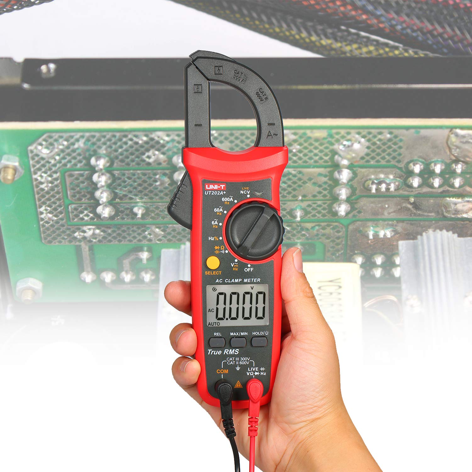6000 Counts Digital Clamp Meter True RMS Multimeter Clamp Ammeter Voltage Meter NCV Test Universal Meter Tester