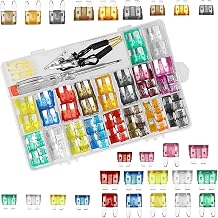 306PCS Car Fuse Assortment Kit, Multi-Size Blade Fuse kit Replacement with Fuse Puller Circuit Tester, Mini & Standard & Low Profile Mini, for RV Boat Truck2A/5A/7.5A/10A/15A/20A/25A/30A/35A