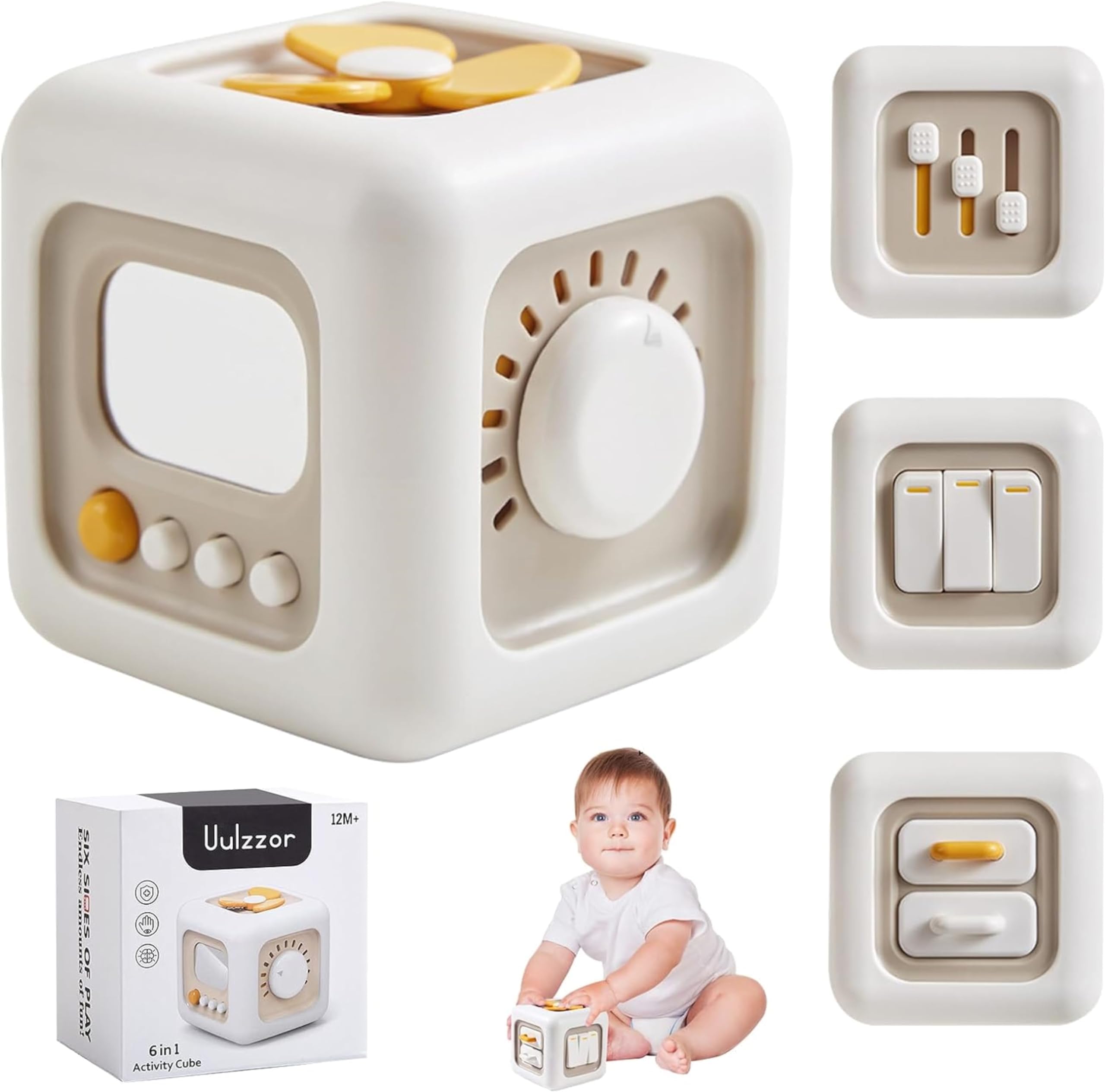 Busy Cube 6-in-1 Interactive Learning & Education Toys for Toddlers