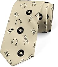 Ambesonne Multicolor Modern Men's Tie