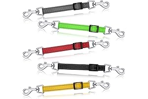 5 Pcs Safety Backup Clips for Dog Leash Collar Prong Buckle Attachment...