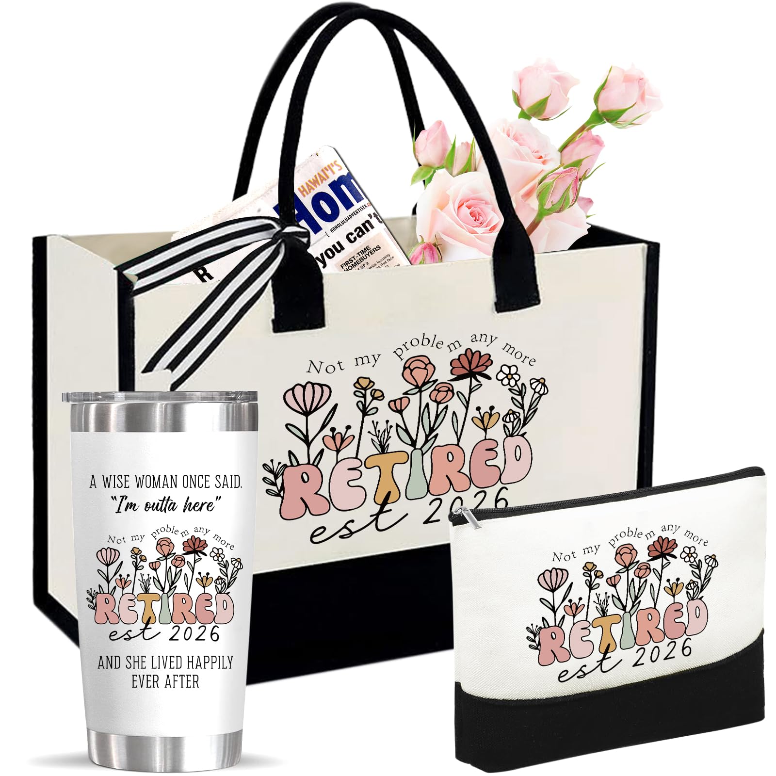 Physkoa Retirement Gifts for Women2026–Funny Retirement Gift for Retiring Boss/Coworker/Teacher/Nurse/Mom/Aunt