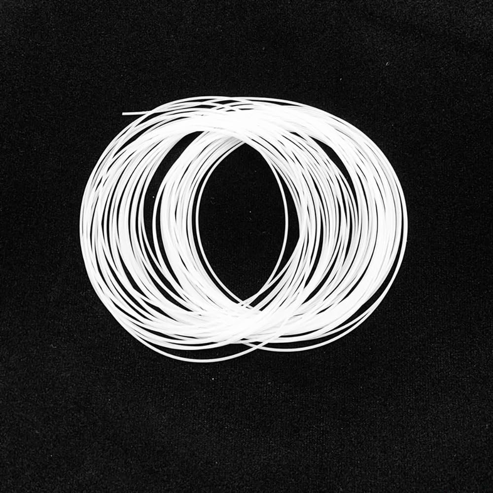 Manguera PTFE 0,3mm-5mm ID, Resistente a la Química Antiadherente, Tubo Resistente a la Corrosión para Laboratorio & Aplicaciones Mecánicas, 5M(ID 4xOD 6mm)