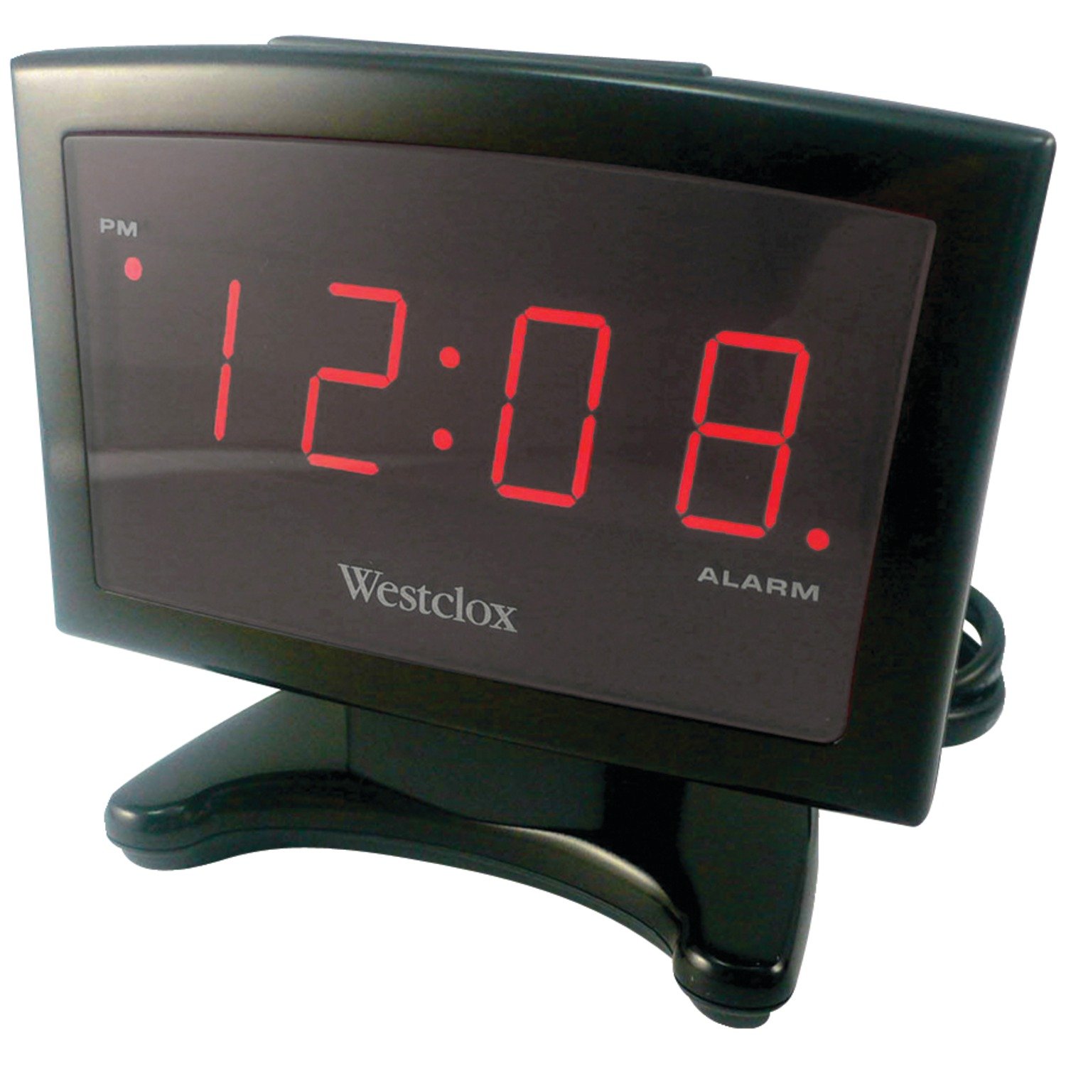 Westclox70014 Plasma LED Alarm Clock, 0.9-Inch