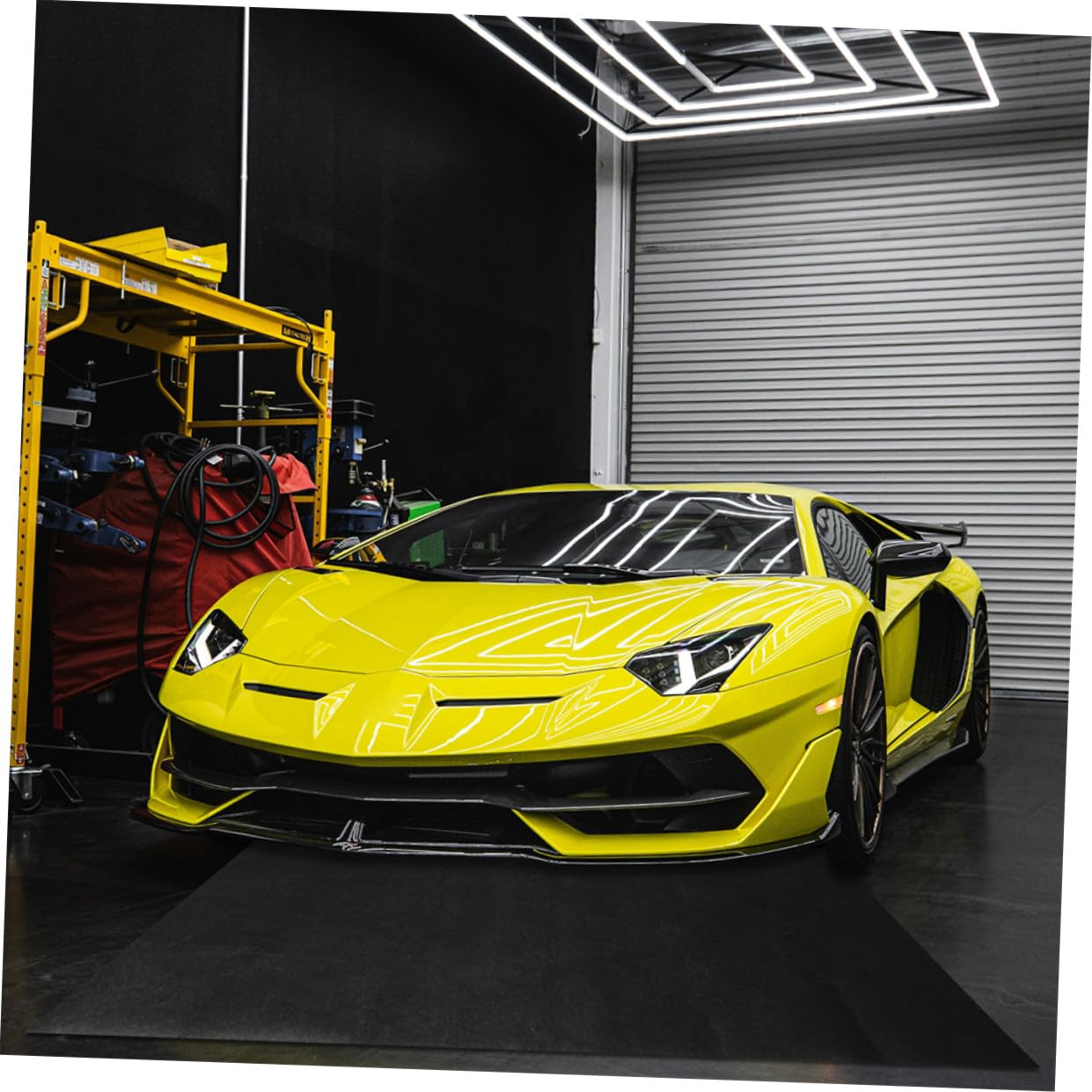 Garagenmatte für Öllecks, rutschfest, Verschleißfest, aus Faser | Garage, Vielseitig Einsetzbar, Einfach zu Verwenden, Schützt den Boden bei Leckagen und Spritzern