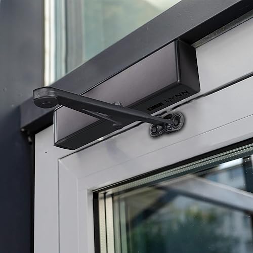 Miniatura 3 de LYNN Hardware DC9016 US19 negro mate - Montaje en superficie grado 1 hierro fundido clasificación UL de 3 horas de fuego y ADA para puertas de alto